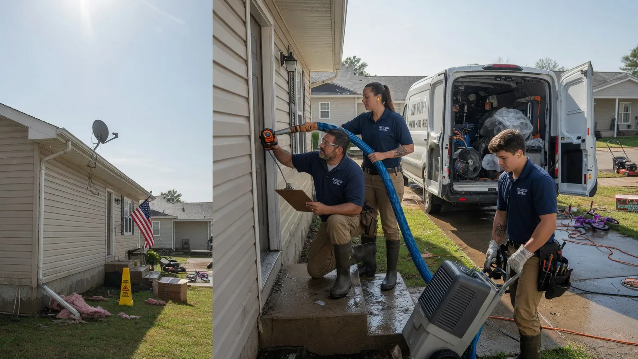 Ceiling Water Damage Restoration in Saint Paris, OH near me